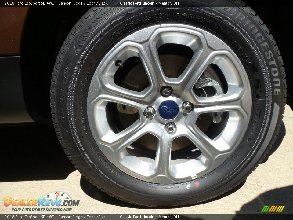 2018 Ford EcoSport SE 4WD Canyon Ridge / Ebony Black Photo #6