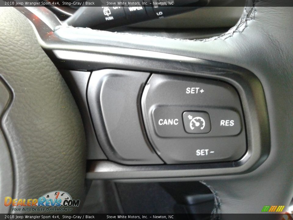 2018 Jeep Wrangler Sport 4x4 Sting-Gray / Black Photo #17