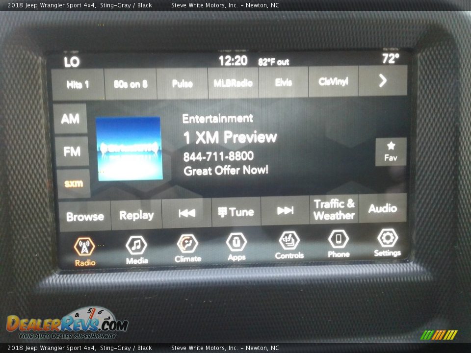 2018 Jeep Wrangler Sport 4x4 Sting-Gray / Black Photo #20