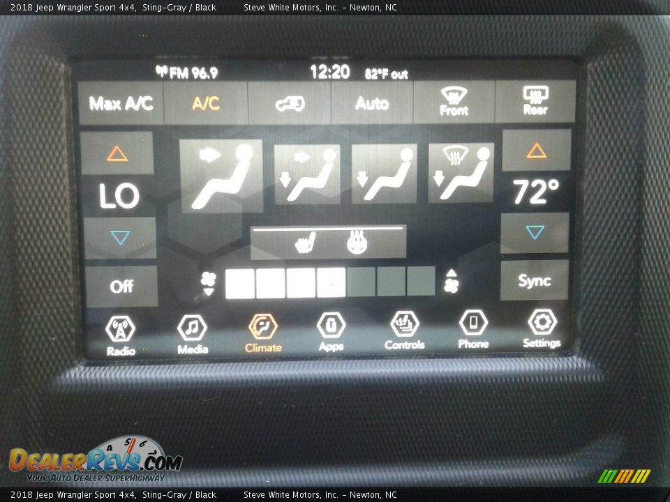 2018 Jeep Wrangler Sport 4x4 Sting-Gray / Black Photo #22