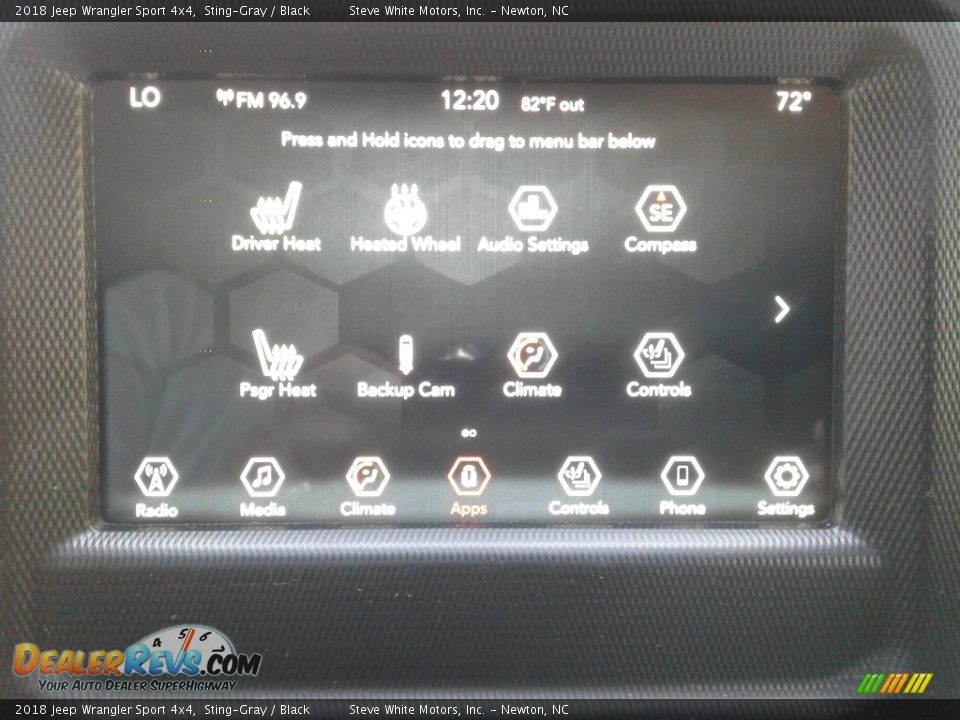 2018 Jeep Wrangler Sport 4x4 Sting-Gray / Black Photo #24