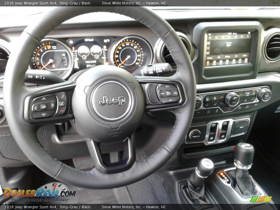 2018 Jeep Wrangler Sport 4x4 Sting-Gray / Black Photo #28
