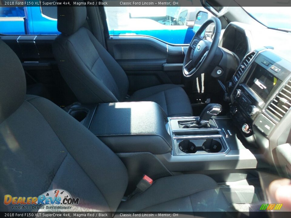 2018 Ford F150 XLT SuperCrew 4x4 Magma Red / Black Photo #4