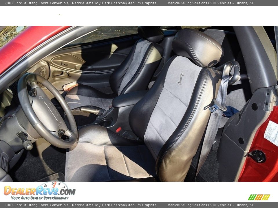 2003 Ford Mustang Cobra Convertible Redfire Metallic / Dark Charcoal/Medium Graphite Photo #3
