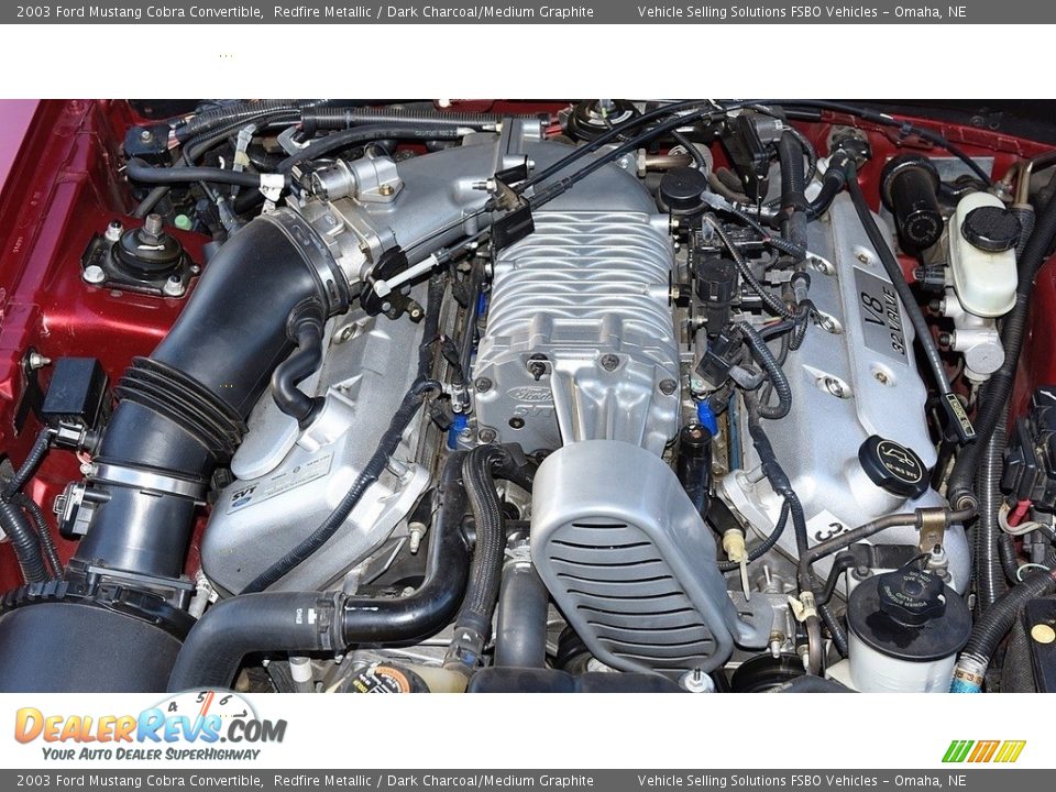 2003 Ford Mustang Cobra Convertible Redfire Metallic / Dark Charcoal/Medium Graphite Photo #4