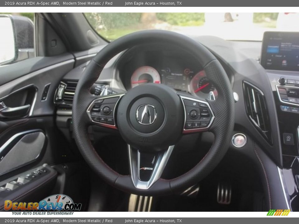 2019 Acura RDX A-Spec AWD Steering Wheel Photo #27