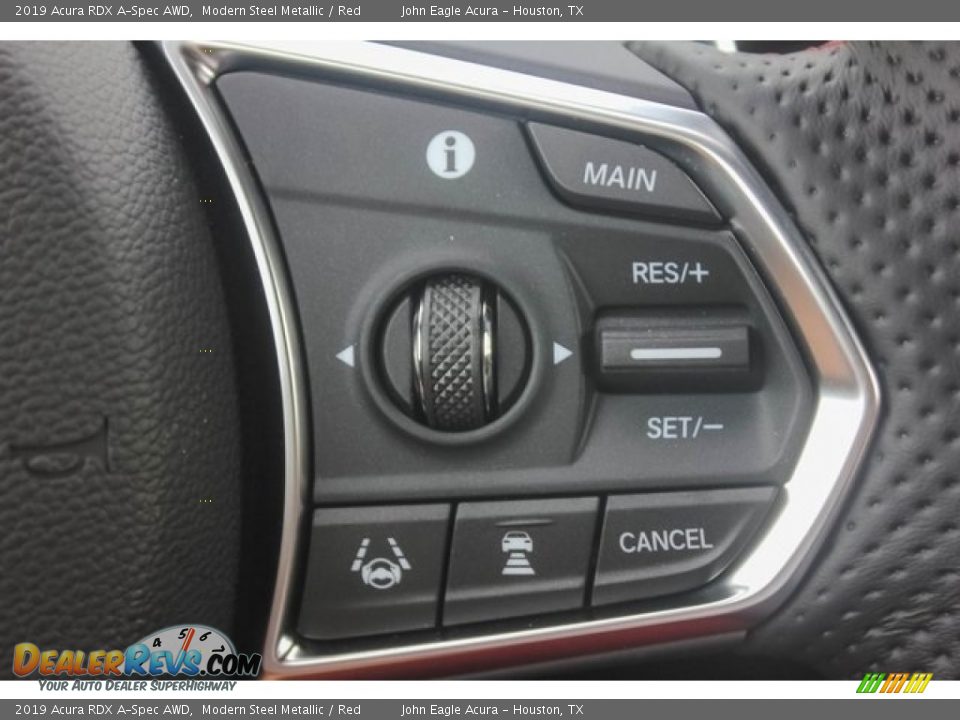 2019 Acura RDX A-Spec AWD Steering Wheel Photo #31
