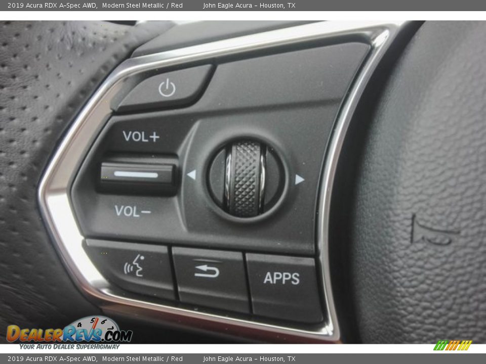 2019 Acura RDX A-Spec AWD Steering Wheel Photo #32
