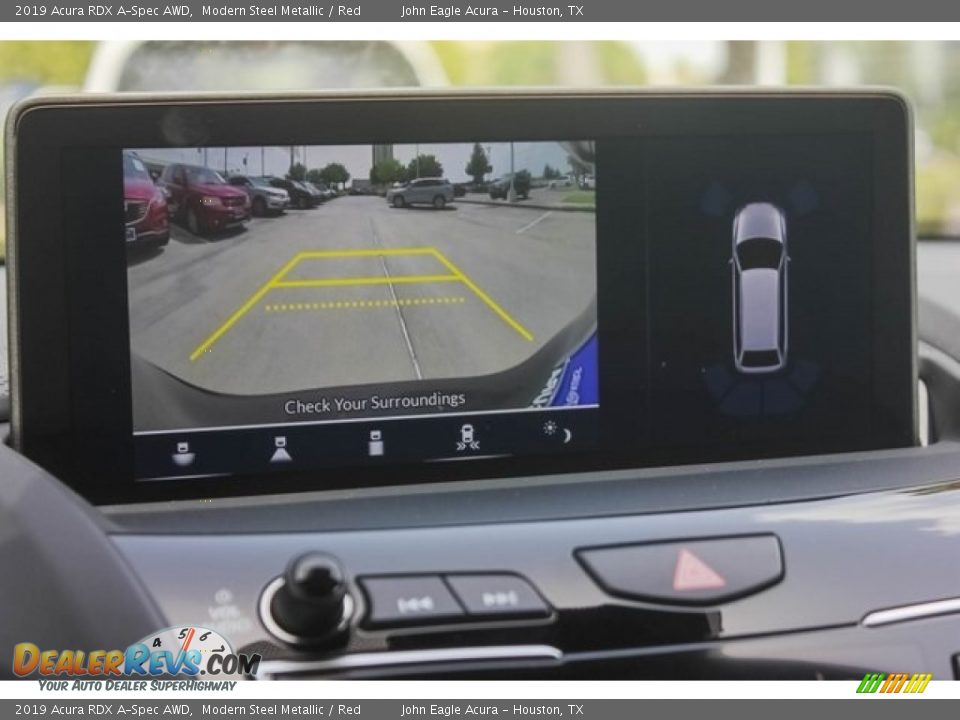 2019 Acura RDX A-Spec AWD Modern Steel Metallic / Red Photo #36