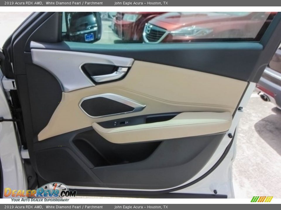 2019 Acura RDX AWD White Diamond Pearl / Parchment Photo #23