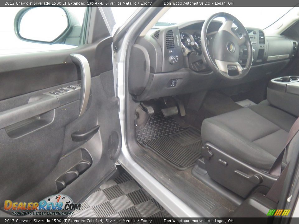 2013 Chevrolet Silverado 1500 LT Extended Cab 4x4 Silver Ice Metallic / Ebony Photo #19