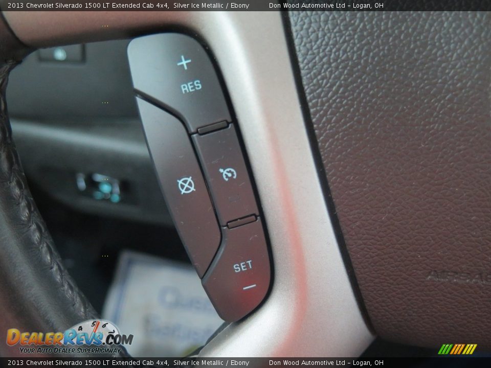 2013 Chevrolet Silverado 1500 LT Extended Cab 4x4 Silver Ice Metallic / Ebony Photo #24