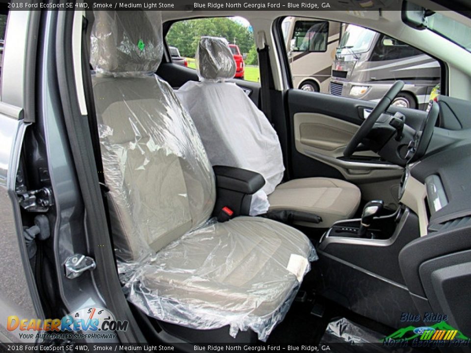 2018 Ford EcoSport SE 4WD Smoke / Medium Light Stone Photo #11