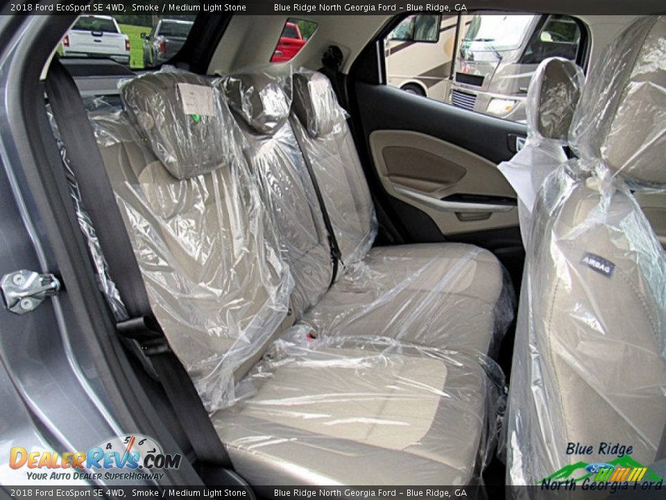 2018 Ford EcoSport SE 4WD Smoke / Medium Light Stone Photo #12