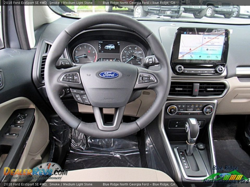 2018 Ford EcoSport SE 4WD Smoke / Medium Light Stone Photo #14