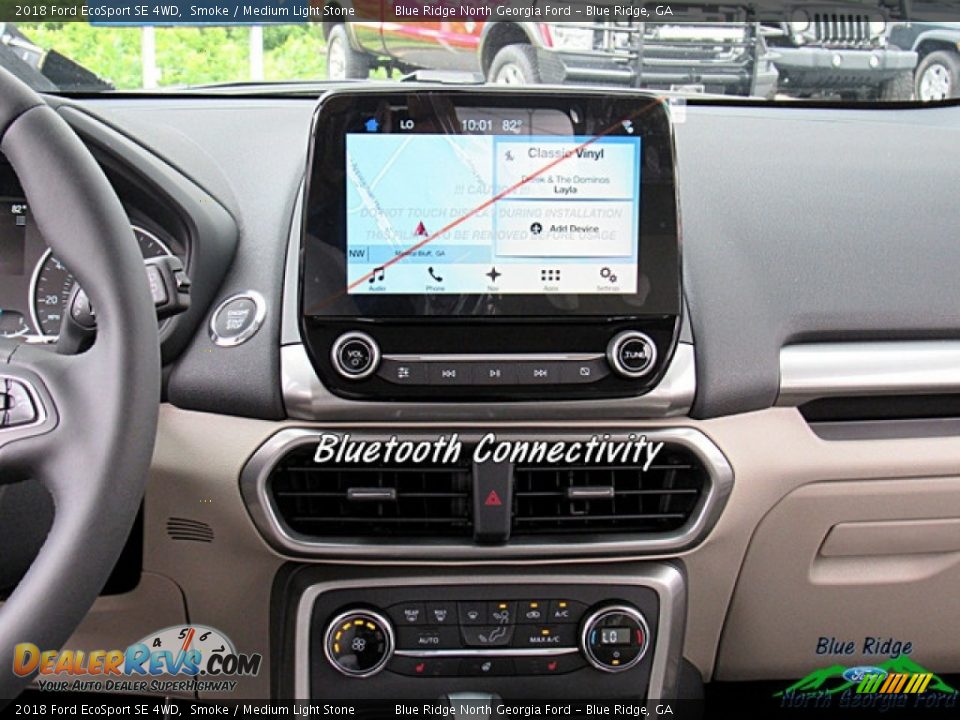 2018 Ford EcoSport SE 4WD Smoke / Medium Light Stone Photo #18