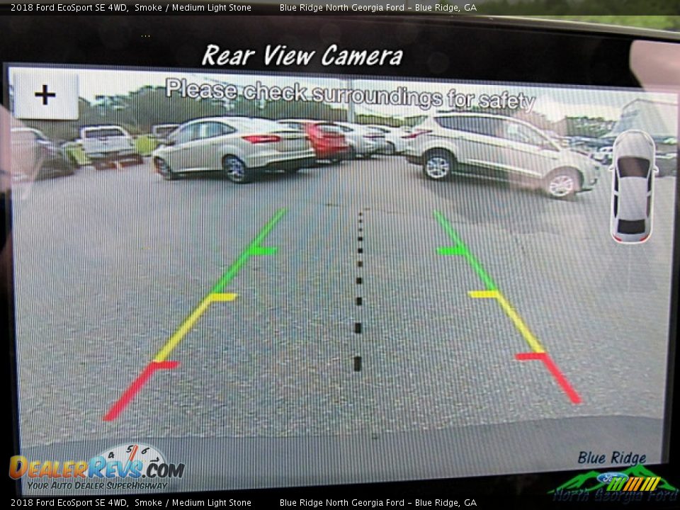 2018 Ford EcoSport SE 4WD Smoke / Medium Light Stone Photo #20