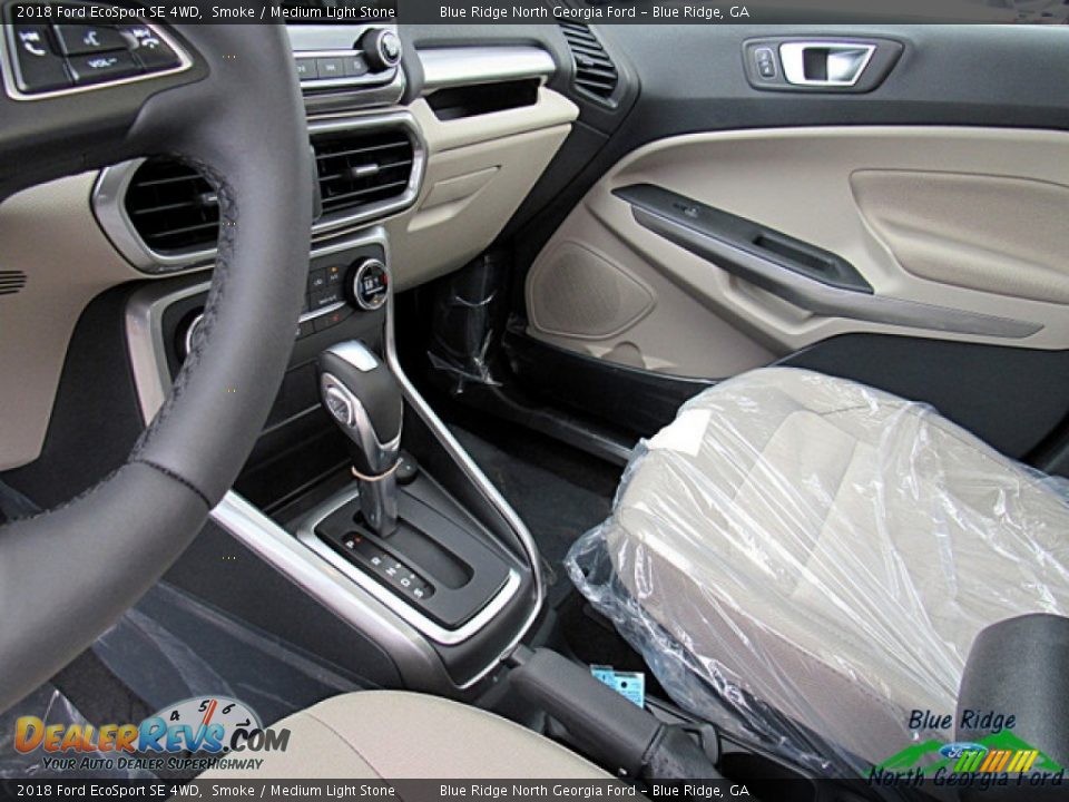 2018 Ford EcoSport SE 4WD Smoke / Medium Light Stone Photo #25
