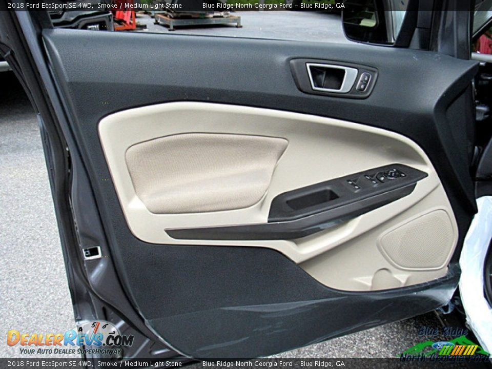 2018 Ford EcoSport SE 4WD Smoke / Medium Light Stone Photo #26