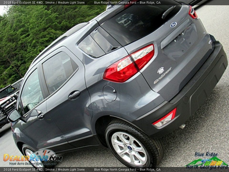 2018 Ford EcoSport SE 4WD Smoke / Medium Light Stone Photo #33