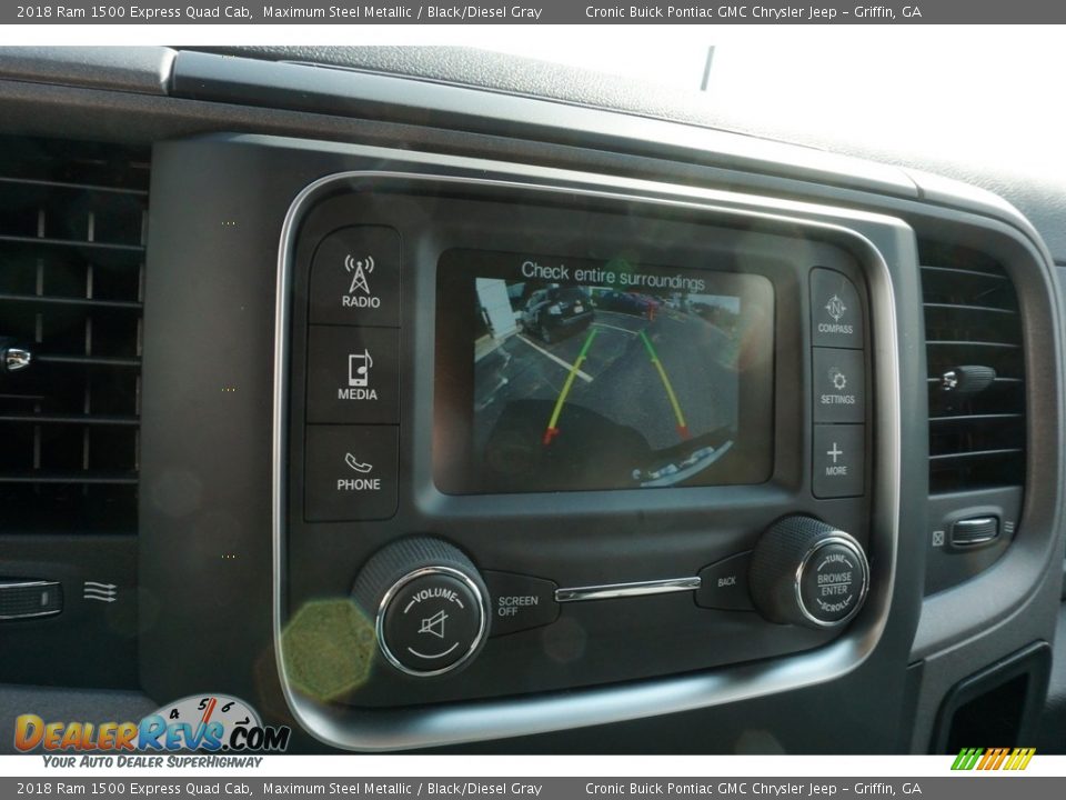 2018 Ram 1500 Express Quad Cab Maximum Steel Metallic / Black/Diesel Gray Photo #6
