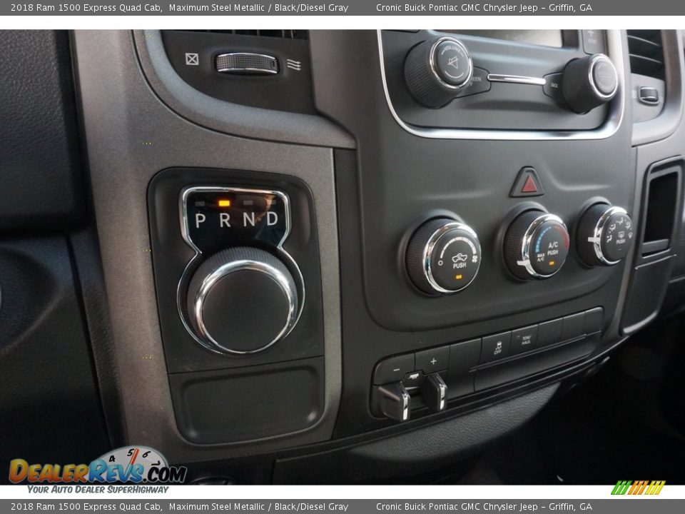 2018 Ram 1500 Express Quad Cab Maximum Steel Metallic / Black/Diesel Gray Photo #7