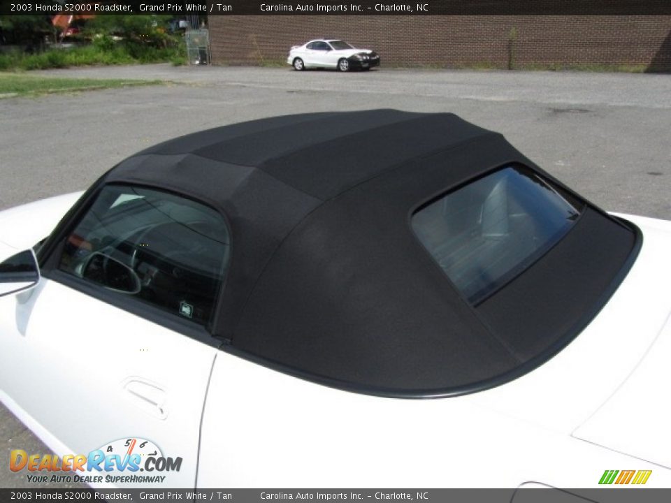 2003 Honda S2000 Roadster Grand Prix White / Tan Photo #15