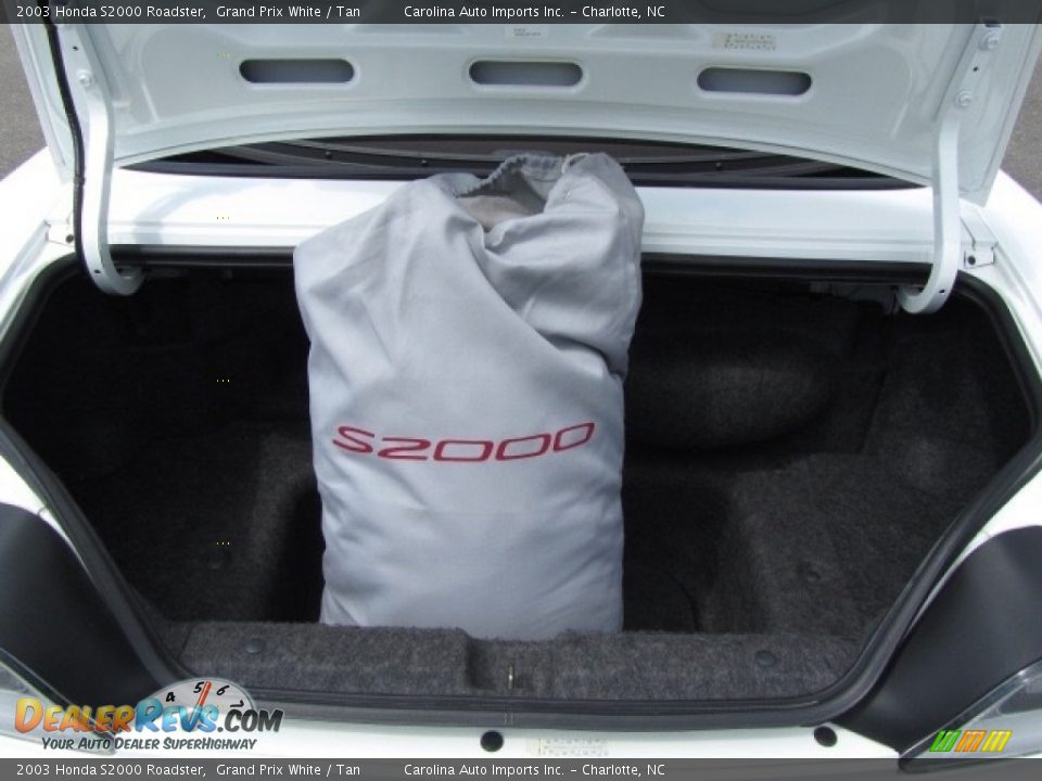 2003 Honda S2000 Roadster Grand Prix White / Tan Photo #22