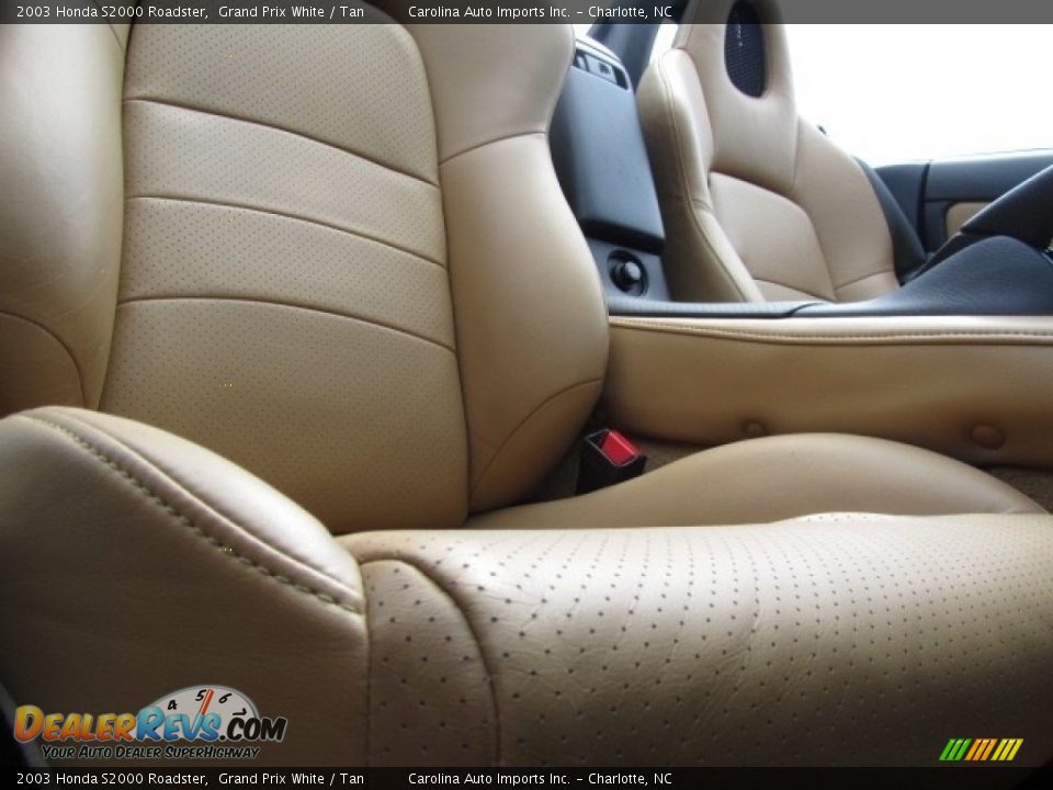 2003 Honda S2000 Roadster Grand Prix White / Tan Photo #24