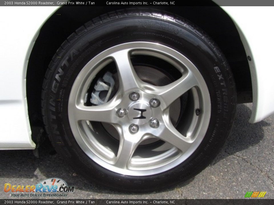 2003 Honda S2000 Roadster Grand Prix White / Tan Photo #26