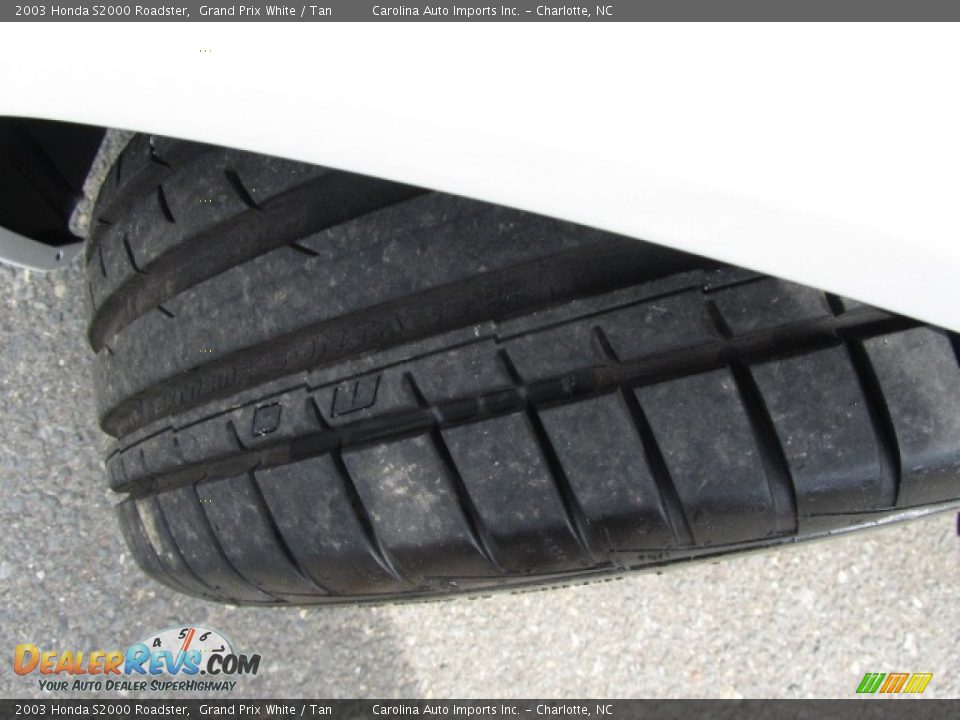 2003 Honda S2000 Roadster Grand Prix White / Tan Photo #27