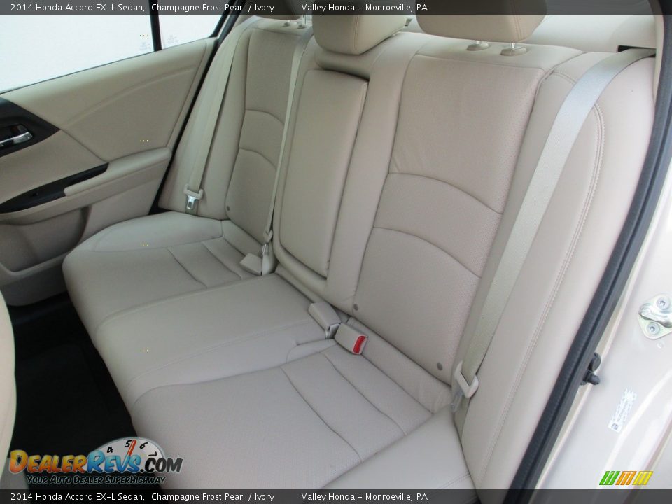 2014 Honda Accord EX-L Sedan Champagne Frost Pearl / Ivory Photo #11