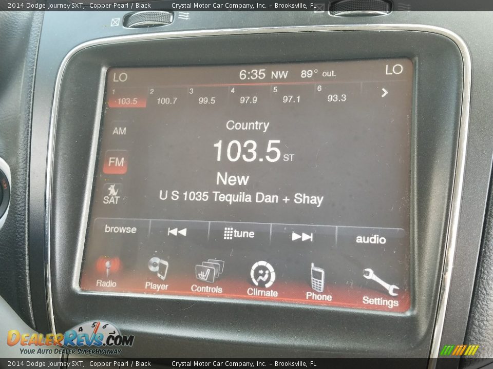 2014 Dodge Journey SXT Copper Pearl / Black Photo #15