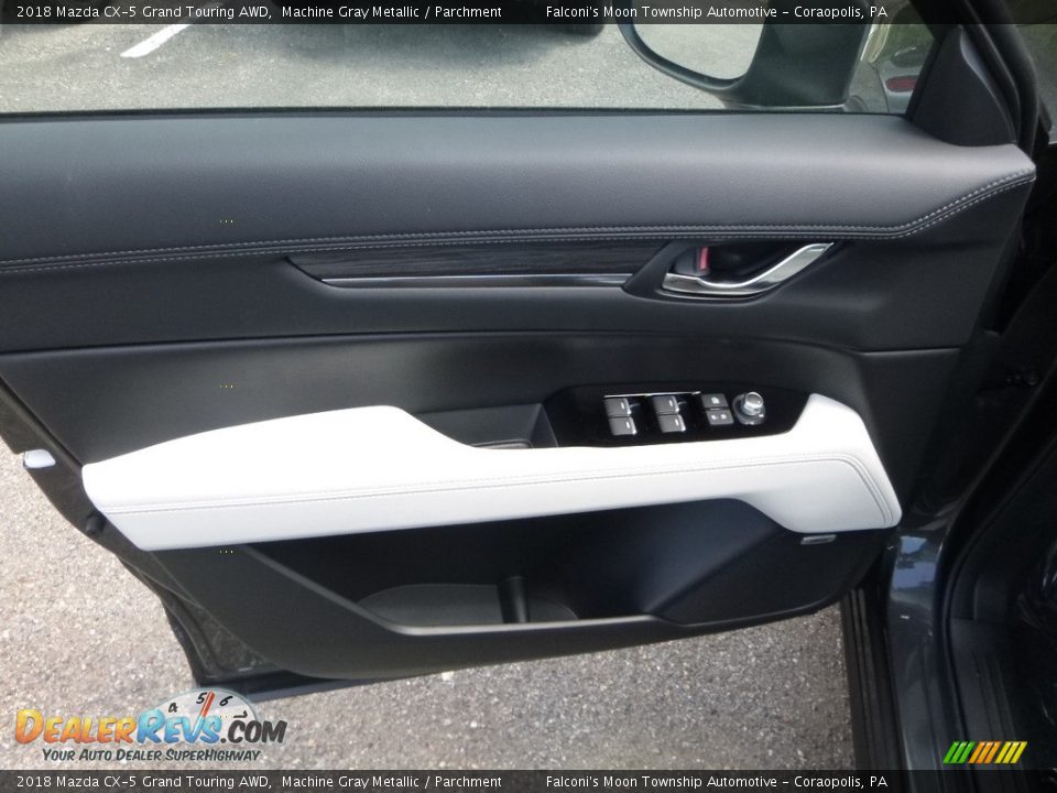 2018 Mazda CX-5 Grand Touring AWD Machine Gray Metallic / Parchment Photo #10