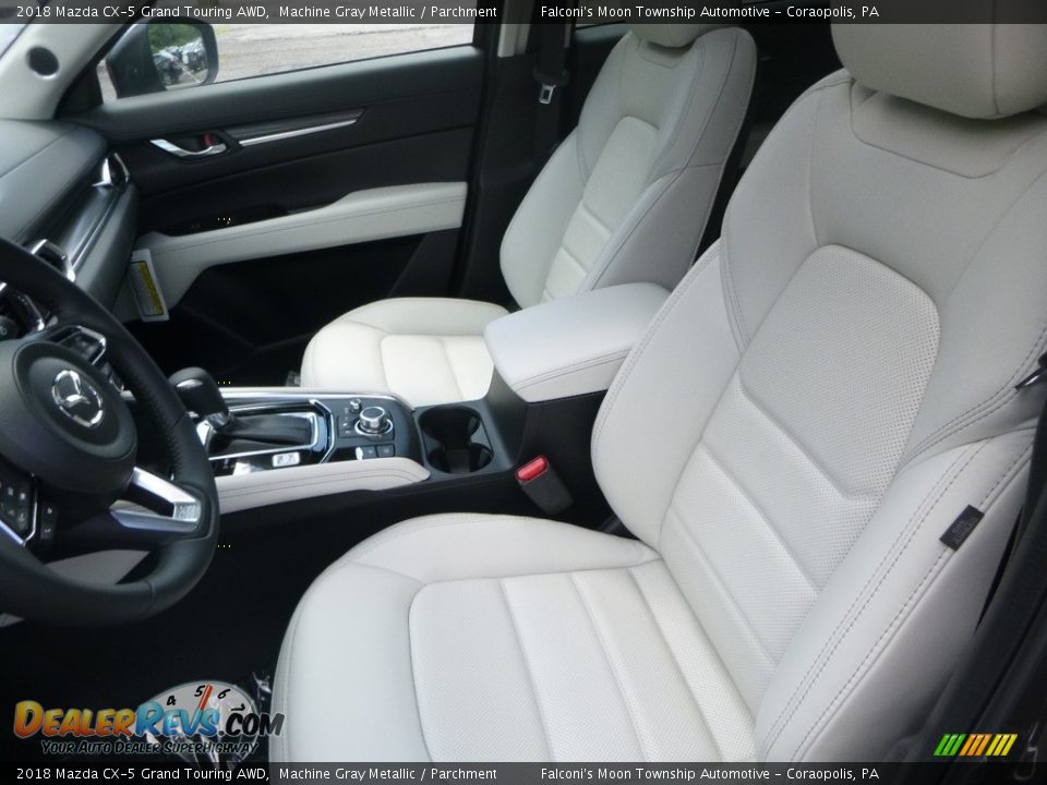 2018 Mazda CX-5 Grand Touring AWD Machine Gray Metallic / Parchment Photo #11