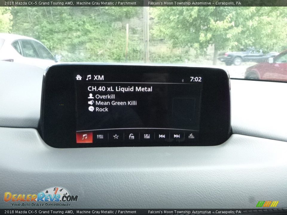 2018 Mazda CX-5 Grand Touring AWD Machine Gray Metallic / Parchment Photo #14