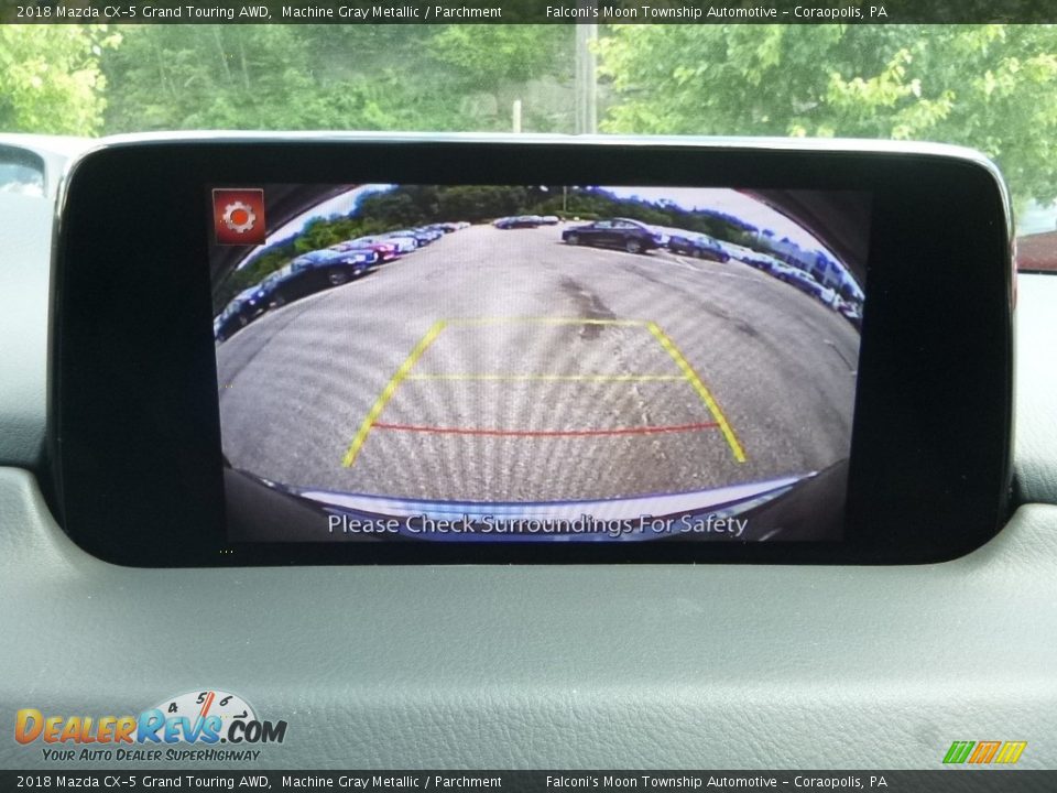 2018 Mazda CX-5 Grand Touring AWD Machine Gray Metallic / Parchment Photo #15