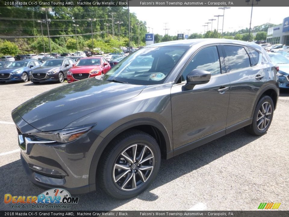 2018 Mazda CX-5 Grand Touring AWD Machine Gray Metallic / Black Photo #5