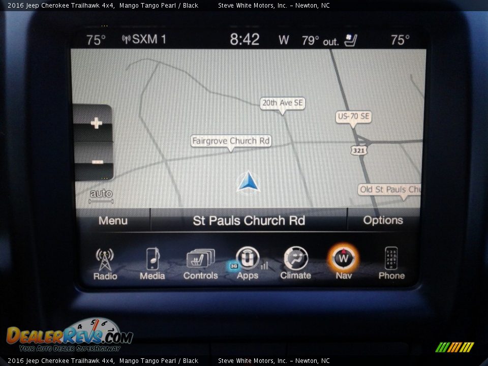 2016 Jeep Cherokee Trailhawk 4x4 Mango Tango Pearl / Black Photo #23