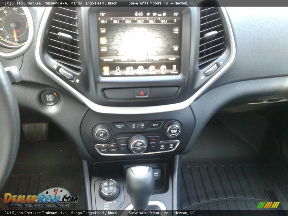 2016 Jeep Cherokee Trailhawk 4x4 Mango Tango Pearl / Black Photo #29