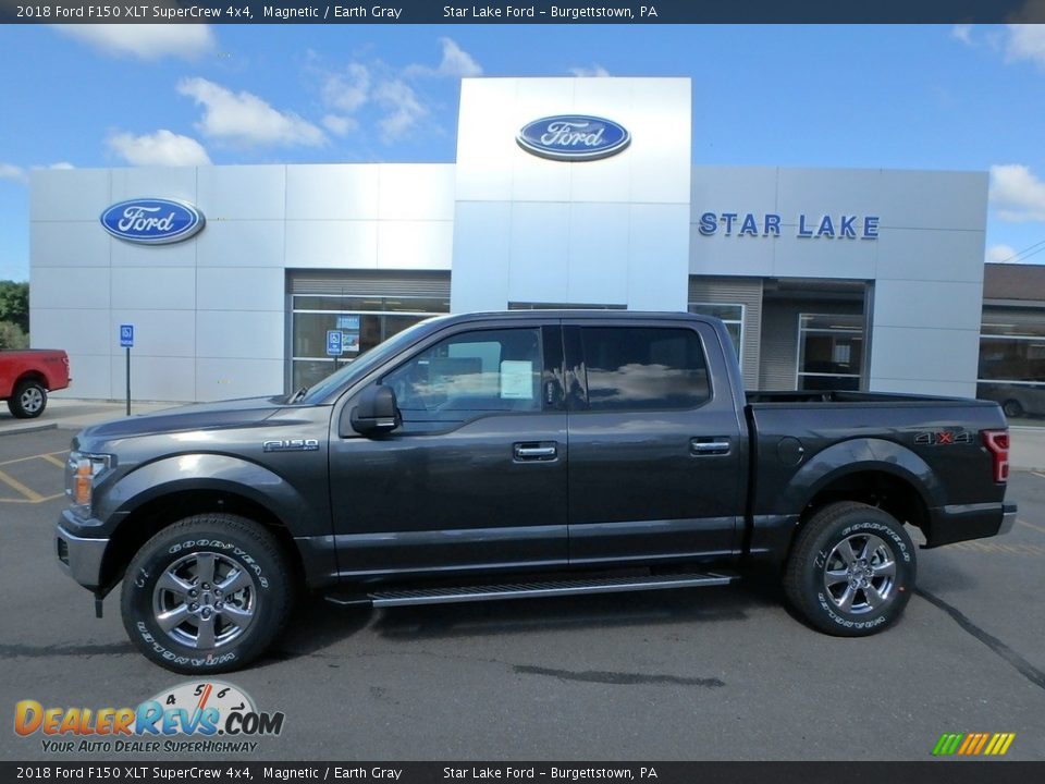 2018 Ford F150 XLT SuperCrew 4x4 Magnetic / Earth Gray Photo #1