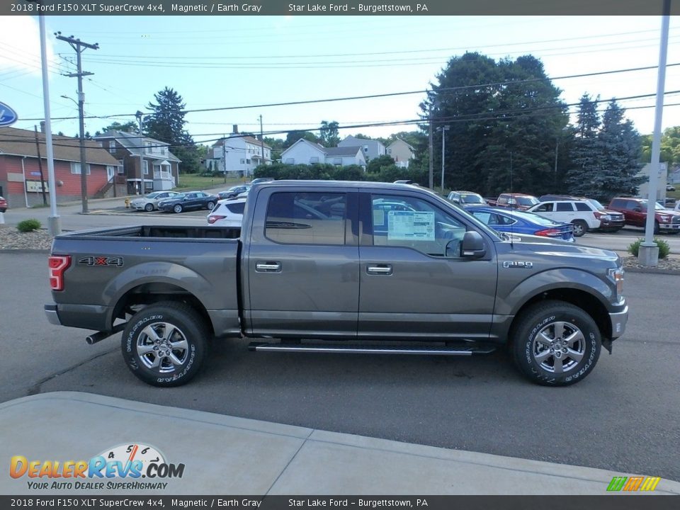 2018 Ford F150 XLT SuperCrew 4x4 Magnetic / Earth Gray Photo #4
