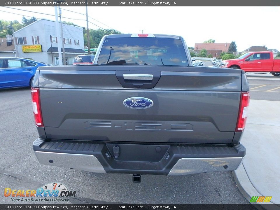 2018 Ford F150 XLT SuperCrew 4x4 Magnetic / Earth Gray Photo #6