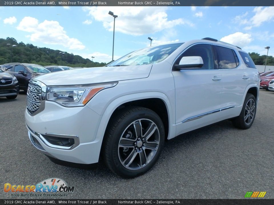 2019 GMC Acadia Denali AWD White Frost Tricoat / Jet Black Photo #1