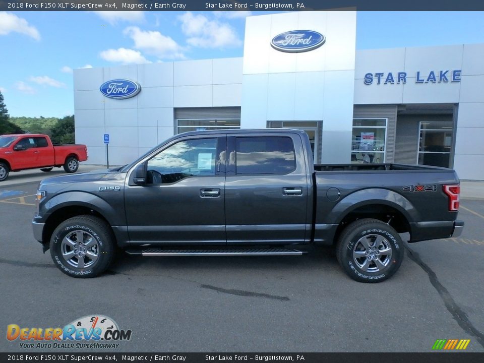 2018 Ford F150 XLT SuperCrew 4x4 Magnetic / Earth Gray Photo #8