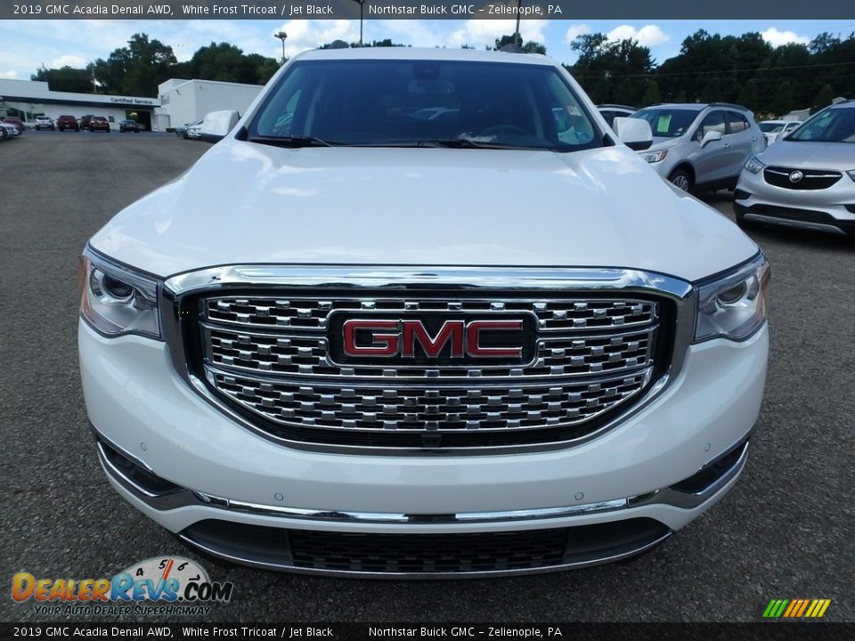 2019 GMC Acadia Denali AWD White Frost Tricoat / Jet Black Photo #2