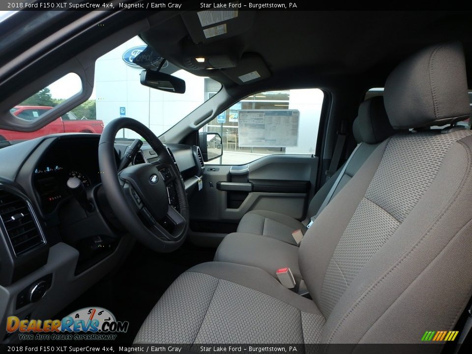 2018 Ford F150 XLT SuperCrew 4x4 Magnetic / Earth Gray Photo #9