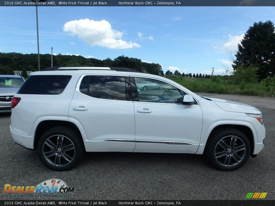 2019 GMC Acadia Denali AWD White Frost Tricoat / Jet Black Photo #4