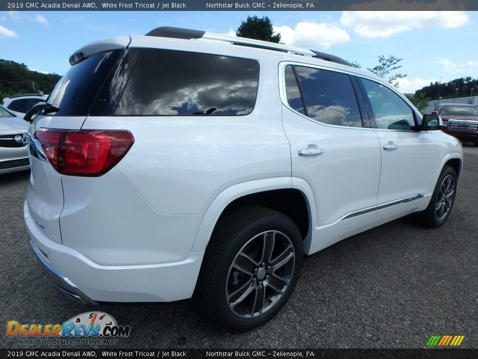 2019 GMC Acadia Denali AWD White Frost Tricoat / Jet Black Photo #5