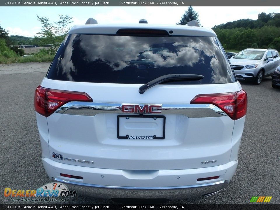 2019 GMC Acadia Denali AWD White Frost Tricoat / Jet Black Photo #6